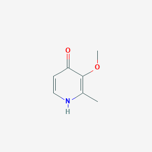 molecular formula C7H9NO2 B046203 3-甲氧基-2-甲基-1H-吡啶-4-酮 CAS No. 76015-11-7