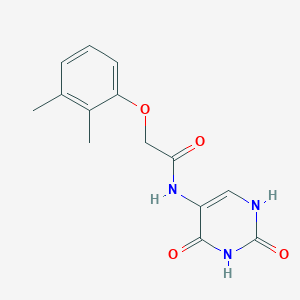 2-(2,3-dimethylphenoxy)-N-(2,4-dioxo-1,2,3,4-tetrahydro-5-pyrimidinyl)acetamide