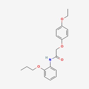 2-(4-ethoxyphenoxy)-N-(2-propoxyphenyl)acetamide
