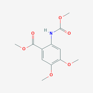 methyl 4,5-dimethoxy-2-[(methoxycarbonyl)amino]benzoate