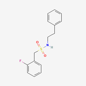 1-(2-fluorophenyl)-N-(2-phenylethyl)methanesulfonamide