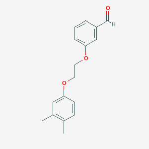 3-[2-(3,4-dimethylphenoxy)ethoxy]benzaldehyde