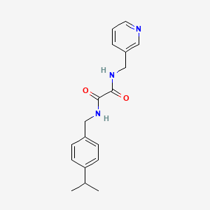 molecular formula C18H21N3O2 B4620589 N-(4-isopropylbenzyl)-N'-(3-pyridinylmethyl)ethanediamide 