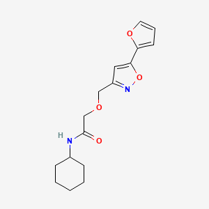 N-cyclohexyl-2-{[5-(2-furyl)-3-isoxazolyl]methoxy}acetamide