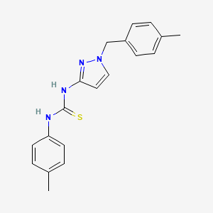 N-[1-(4-methylbenzyl)-1H-pyrazol-3-yl]-N'-(4-methylphenyl)thiourea