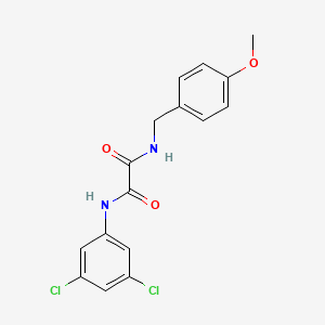 N-(3,5-dichlorophenyl)-N'-(4-methoxybenzyl)ethanediamide
