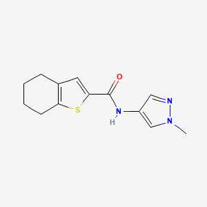N-(1-methyl-1H-pyrazol-4-yl)-4,5,6,7-tetrahydro-1-benzothiophene-2-carboxamide