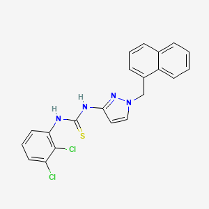 N-(2,3-dichlorophenyl)-N'-[1-(1-naphthylmethyl)-1H-pyrazol-3-yl]thiourea