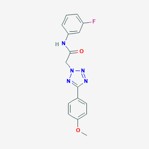 N-(3-Fluoro-phenyl)-2-[5-(4-methoxy-phenyl)-tetrazol-2-yl]-acetamide
