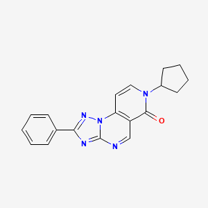 7-cyclopentyl-2-phenylpyrido[3,4-e][1,2,4]triazolo[1,5-a]pyrimidin-6(7H)-one