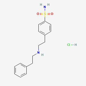 4-{2-[(2-phenylethyl)amino]ethyl}benzenesulfonamide hydrochloride