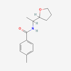 4-methyl-N-[1-(tetrahydro-2-furanyl)ethyl]benzamide