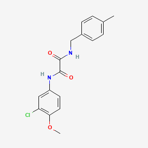 N-(3-chloro-4-methoxyphenyl)-N'-(4-methylbenzyl)ethanediamide