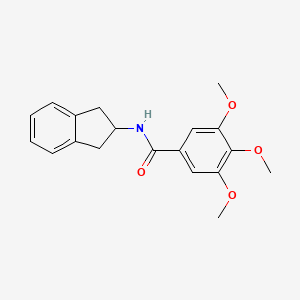 N-(2,3-dihydro-1H-inden-2-yl)-3,4,5-trimethoxybenzamide