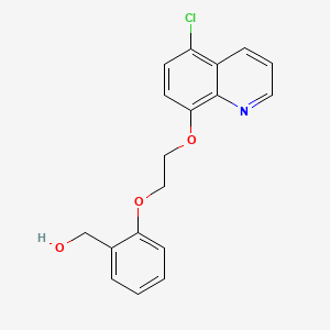 (2-{2-[(5-chloro-8-quinolinyl)oxy]ethoxy}phenyl)methanol