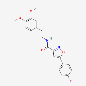 N-[2-(3,4-dimethoxyphenyl)ethyl]-5-(4-fluorophenyl)-3-isoxazolecarboxamide