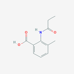 3-methyl-2-(propionylamino)benzoic acid