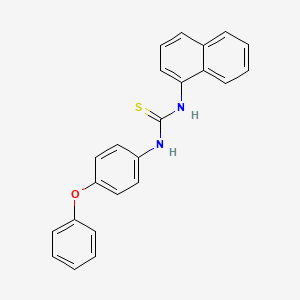 molecular formula C23H18N2OS B4621717 N-1-naphthyl-N'-(4-phenoxyphenyl)thiourea 