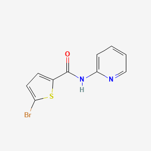 molecular formula C10H7BrN2OS B4621776 5-bromo-N-2-pyridinyl-2-thiophenecarboxamide 