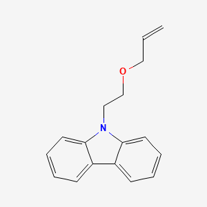 molecular formula C17H17NO B4621799 9-[2-(allyloxy)ethyl]-9H-carbazole 