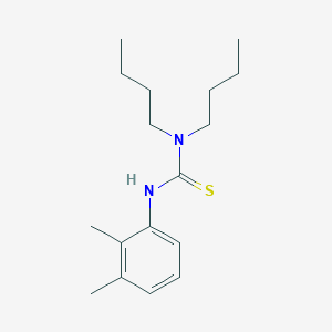 molecular formula C17H28N2S B4621947 N,N-dibutyl-N'-(2,3-dimethylphenyl)thiourea 