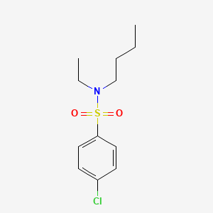 molecular formula C12H18ClNO2S B4622014 N-butyl-4-chloro-N-ethylbenzenesulfonamide 