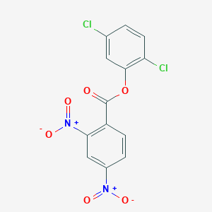 molecular formula C13H6Cl2N2O6 B4622491 2,5-二氯苯基 2,4-二硝基苯甲酸酯 