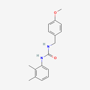 molecular formula C17H20N2O2 B4622538 N-(2,3-dimethylphenyl)-N'-(4-methoxybenzyl)urea 