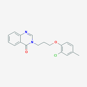 molecular formula C18H17ClN2O2 B4622633 3-[3-(2-氯-4-甲基苯氧基)丙基]-4(3H)-喹唑啉酮 