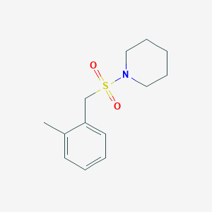 molecular formula C13H19NO2S B4622802 1-[(2-甲基苄基)磺酰基]哌啶 