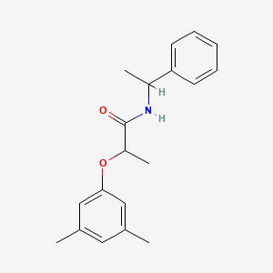 molecular formula C19H23NO2 B4623152 2-(3,5-二甲基苯氧基)-N-(1-苯乙基)丙酰胺 