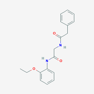molecular formula C18H20N2O3 B4623579 N~1~-(2-ethoxyphenyl)-N~2~-(phenylacetyl)glycinamide 