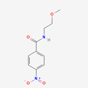 molecular formula C10H12N2O4 B4623580 N-(2-methoxyethyl)-4-nitrobenzamide 