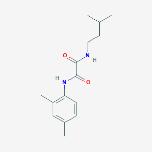 molecular formula C15H22N2O2 B4623702 N-(2,4-二甲苯基)-N'-(3-甲基丁基)乙二酰胺 