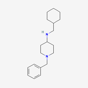 molecular formula C19H30N2 B4624130 1-benzyl-N-(cyclohexylmethyl)-4-piperidinamine 