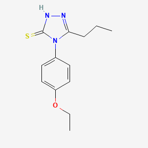 molecular formula C13H17N3OS B4624201 4-(4-ethoxyphenyl)-5-propyl-4H-1,2,4-triazole-3-thiol 