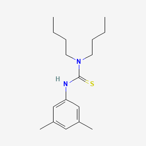 molecular formula C17H28N2S B4624472 N,N-二丁基-N'-(3,5-二甲苯基)硫脲 