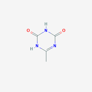 molecular formula C4H5N3O2 B046245 6-甲基-1,3,5-三嗪-2,4(1H,3H)-二酮 CAS No. 933-19-7