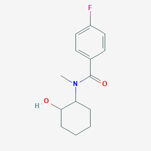 4-fluoro-N-(2-hydroxycyclohexyl)-N-methylbenzamide