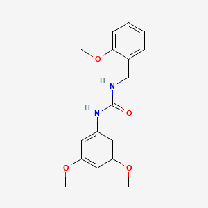 molecular formula C17H20N2O4 B4624932 N-(3,5-dimethoxyphenyl)-N'-(2-methoxybenzyl)urea 