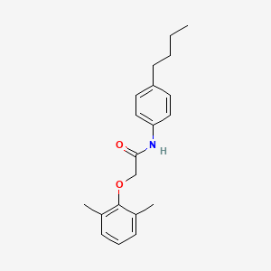 molecular formula C20H25NO2 B4625218 N-(4-丁基苯基)-2-(2,6-二甲基苯氧基)乙酰胺 