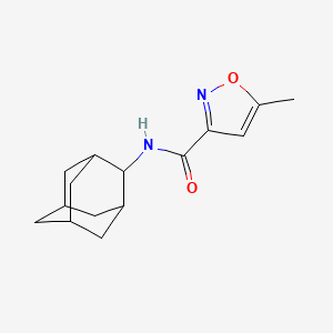 molecular formula C15H20N2O2 B4625294 N-2-adamantyl-5-methyl-3-isoxazolecarboxamide 