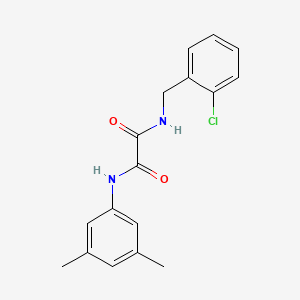 molecular formula C17H17ClN2O2 B4625389 N-(2-氯苄基)-N'-(3,5-二甲苯基)乙二酰胺 