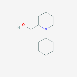 molecular formula C13H25NO B4625549 [1-(4-甲基环己基)-2-哌啶基]甲醇 