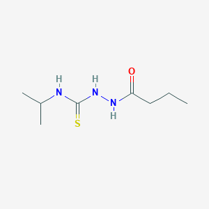molecular formula C8H17N3OS B4626105 2-butyryl-N-isopropylhydrazinecarbothioamide 