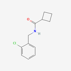 molecular formula C12H14ClNO B4626157 N-(2-chlorobenzyl)cyclobutanecarboxamide 