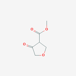 B046262 Methyl 4-oxotetrahydrofuran-3-carboxylate CAS No. 57595-23-0