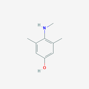 molecular formula C9H13NO B046265 3,5-二甲基-4-(甲基氨基)苯酚 CAS No. 6392-45-6