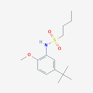 N-(5-tert-butyl-2-methoxyphenyl)-1-butanesulfonamide