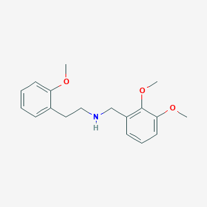 molecular formula C18H23NO3 B4626868 (2,3-dimethoxybenzyl)[2-(2-methoxyphenyl)ethyl]amine 